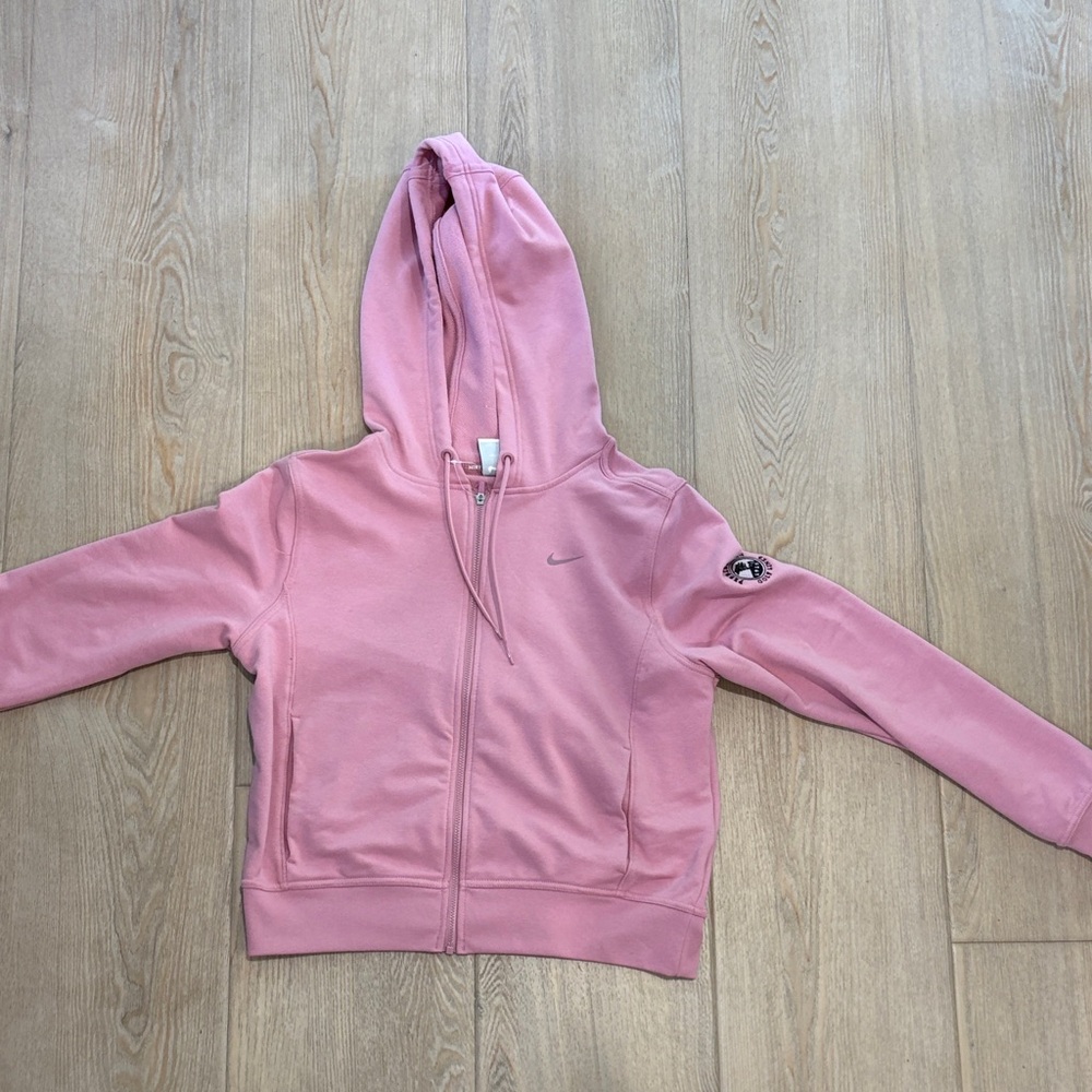 Nike Light Pink Hoodie with Logo